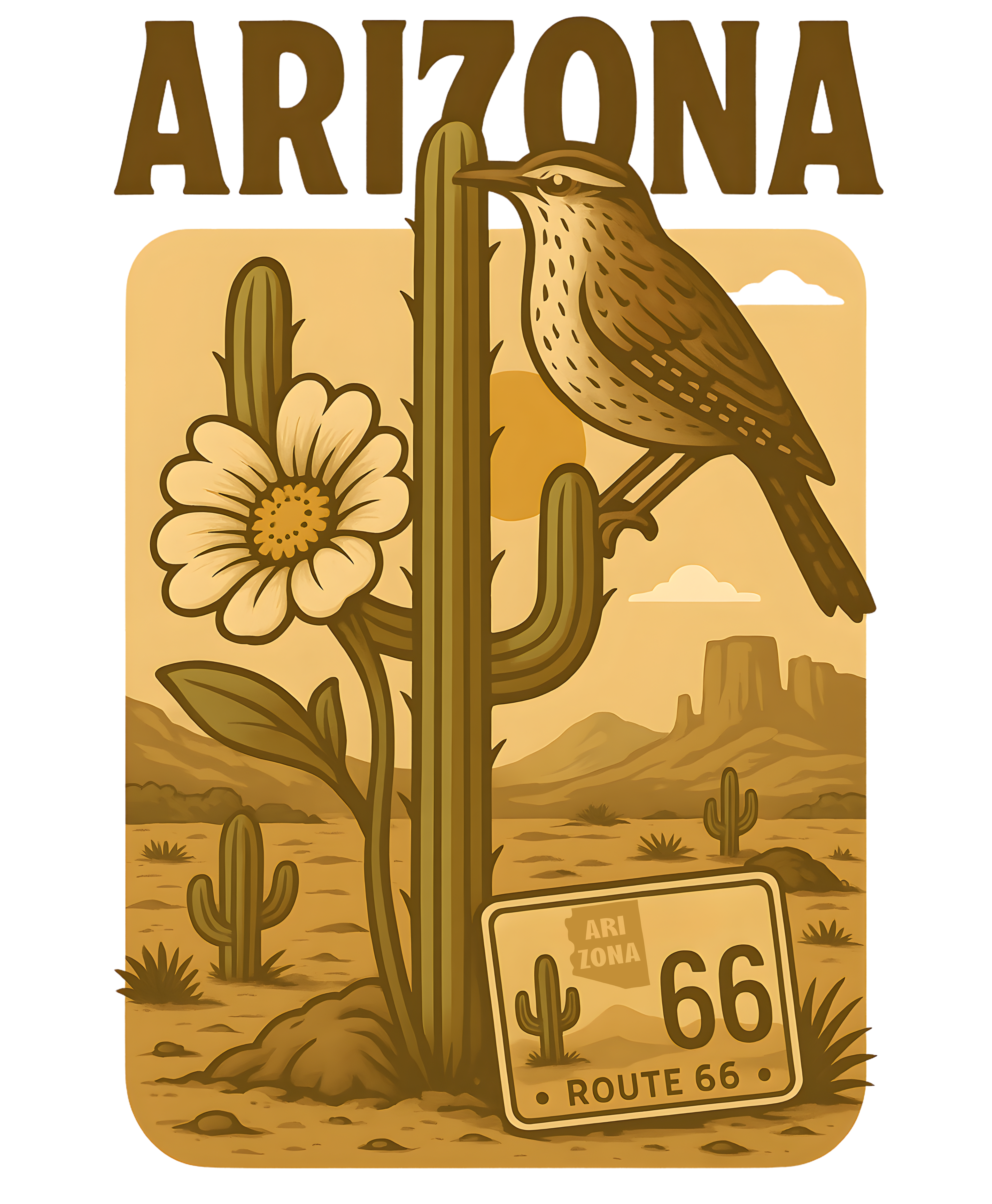 Arizona - State - Tshirt