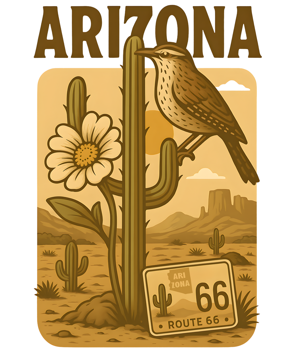 Arizona - State - Tshirt